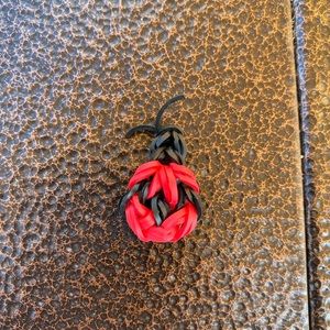 Rainbow loom ladybug